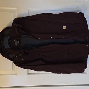 Carhartt Storm Defender Coat In Blackberry
